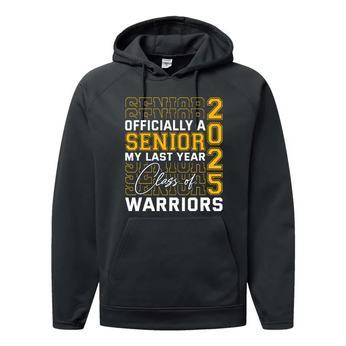 Eastern Wayne Warriors Officially A Senior Performance Fleece Hoodie