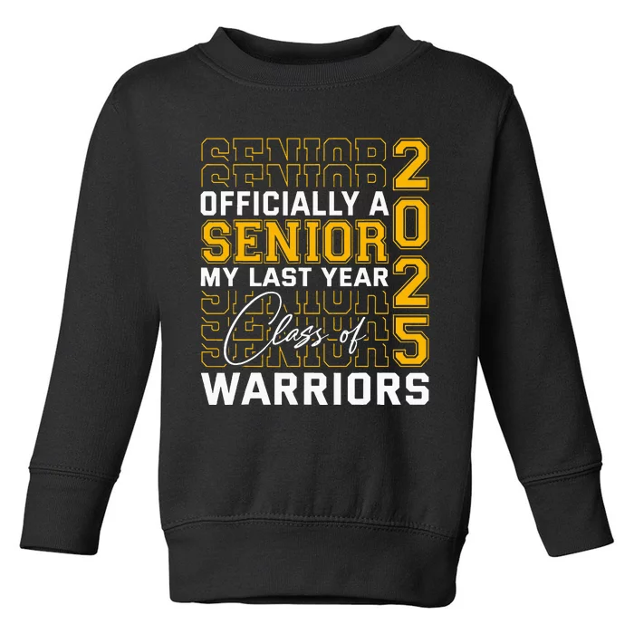 Eastern Wayne Warriors Officially A Senior Toddler Sweatshirt