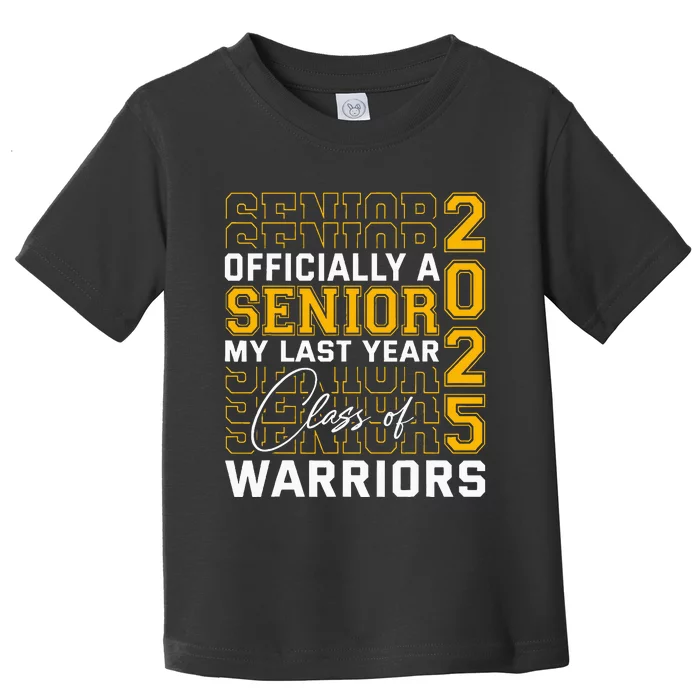 Eastern Wayne Warriors Officially A Senior Toddler T-Shirt