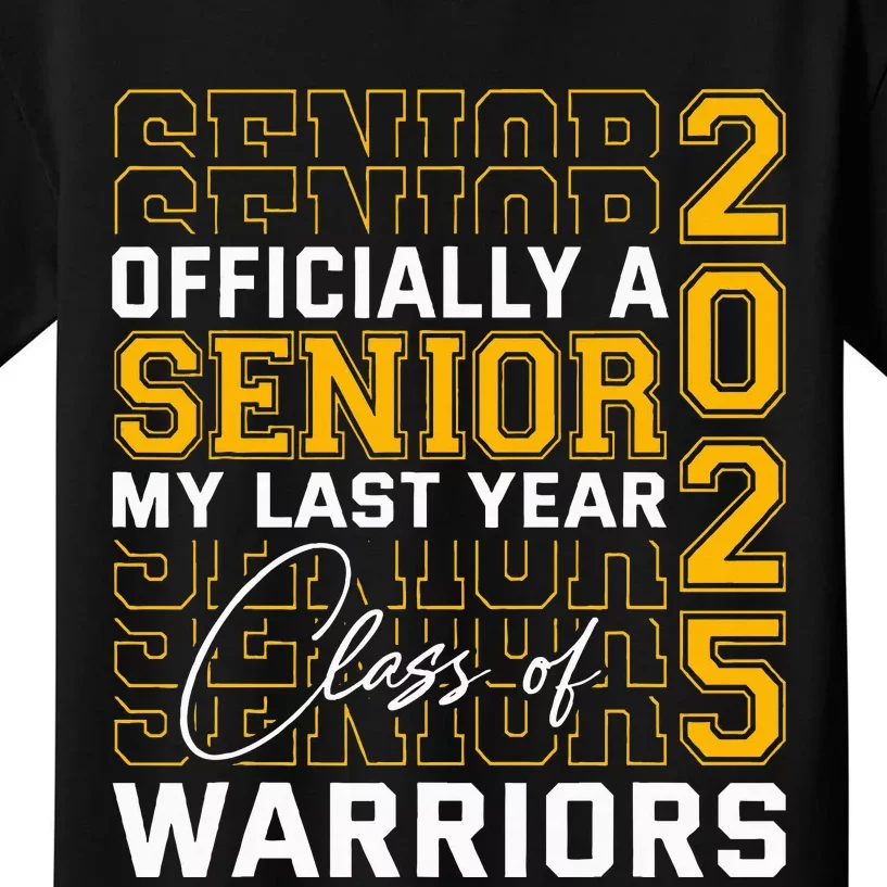 Eastern Wayne Warriors Officially A Senior Kids T-Shirt