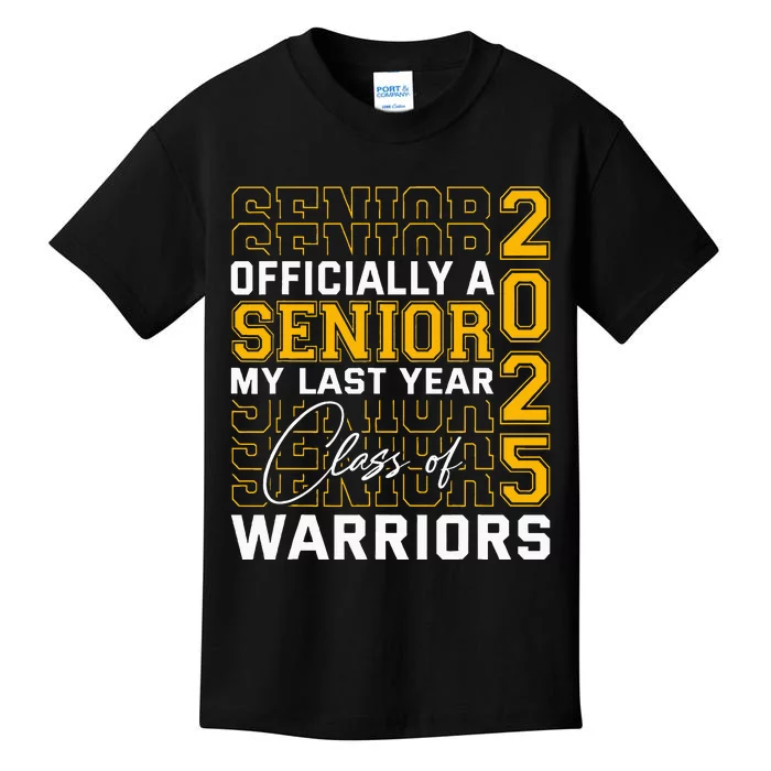 Eastern Wayne Warriors Officially A Senior Kids T-Shirt