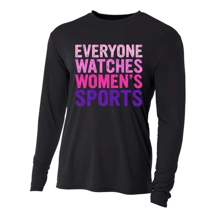 Everyone Watches Women Sports Support Cooling Performance Long Sleeve Crew