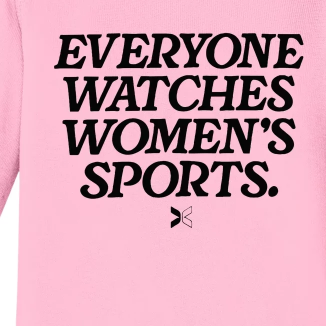 Everyone Watches Women Sports Baby Long Sleeve Bodysuit