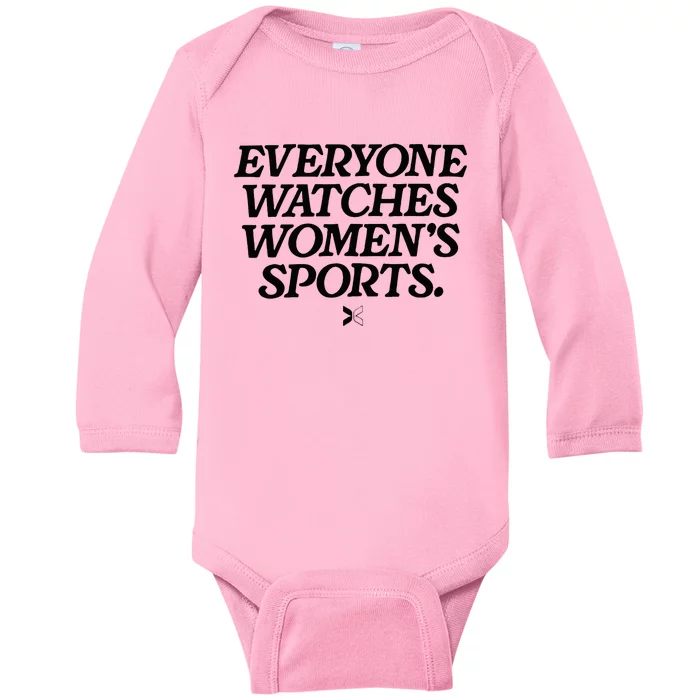 Everyone Watches Women Sports Baby Long Sleeve Bodysuit