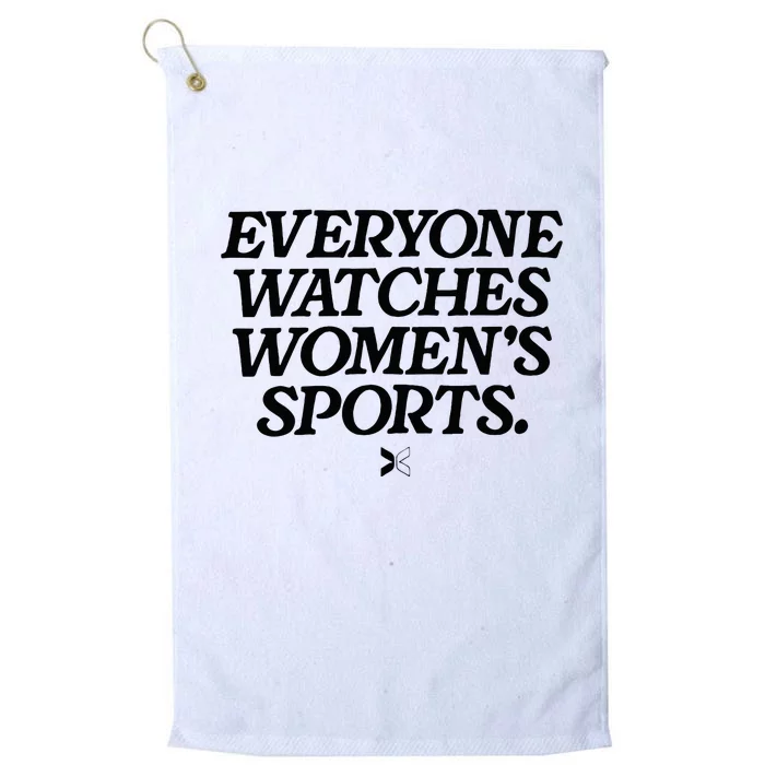 Everyone Watches Women Sports Platinum Collection Golf Towel