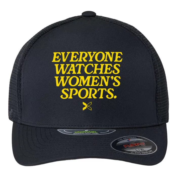 Everyone Watches Womens Sports Flexfit Unipanel Trucker Cap