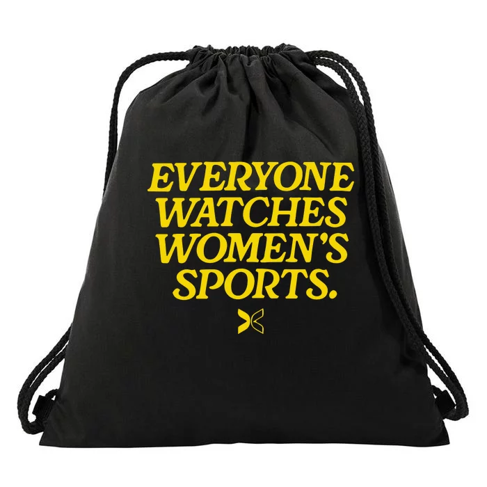 Everyone Watches Womens Sports Drawstring Bag