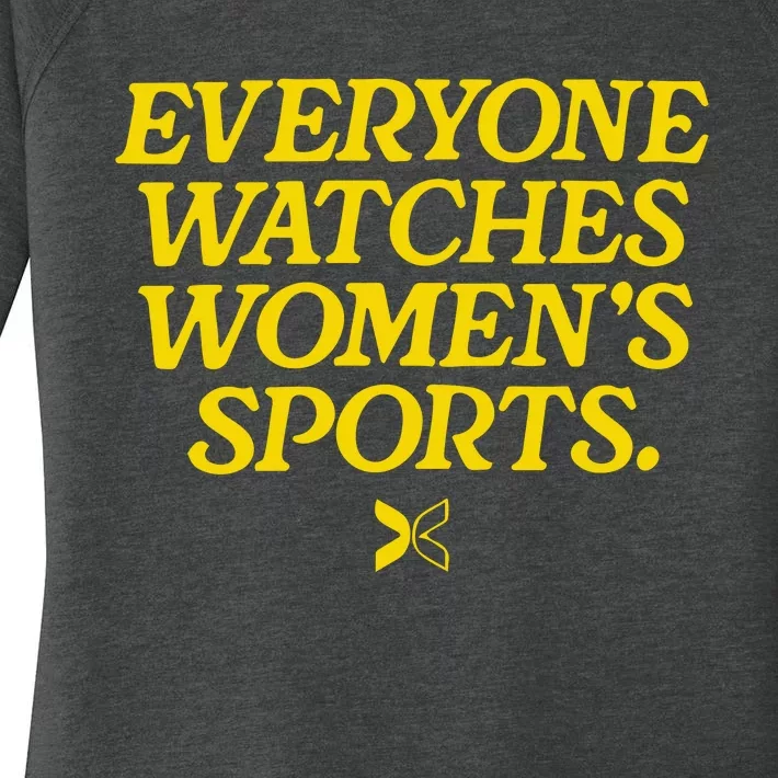 Everyone Watches Womens Sports Women's Perfect Tri Tunic Long Sleeve Shirt