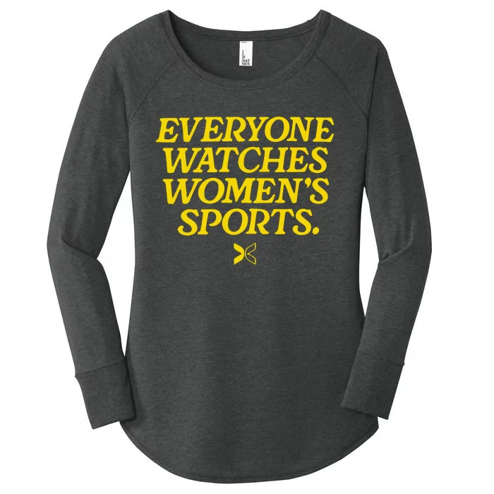 Everyone Watches Womens Sports Women's Perfect Tri Tunic Long Sleeve Shirt