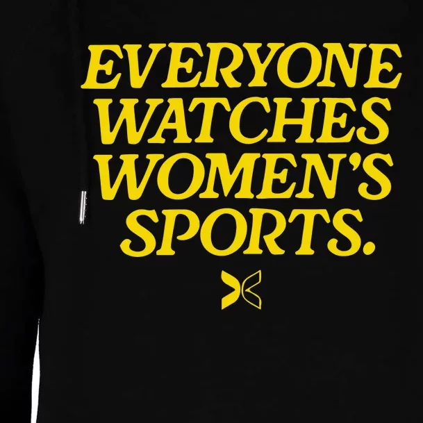 Everyone Watches Womens Sports Womens Funnel Neck Pullover Hood