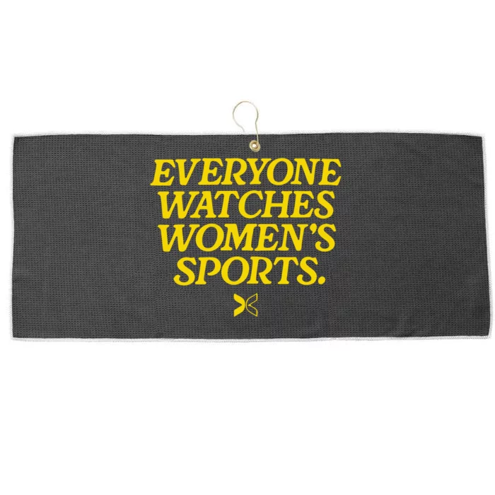 Everyone Watches Womens Sports Large Microfiber Waffle Golf Towel