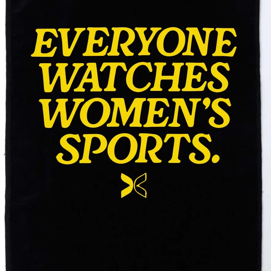 Everyone Watches Womens Sports Platinum Collection Golf Towel