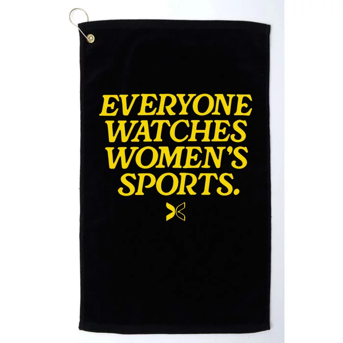 Everyone Watches Womens Sports Platinum Collection Golf Towel