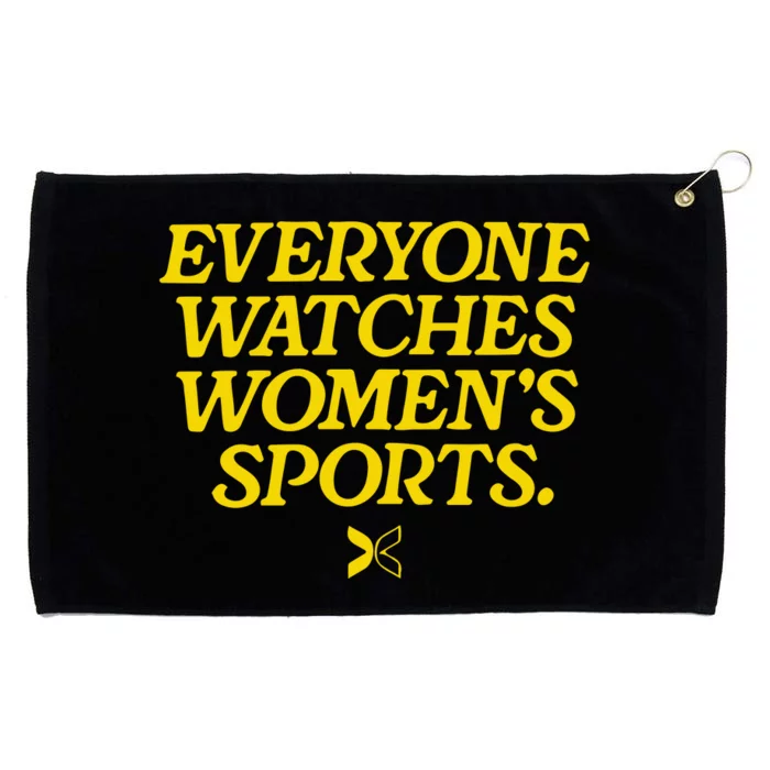 Everyone Watches Womens Sports Grommeted Golf Towel