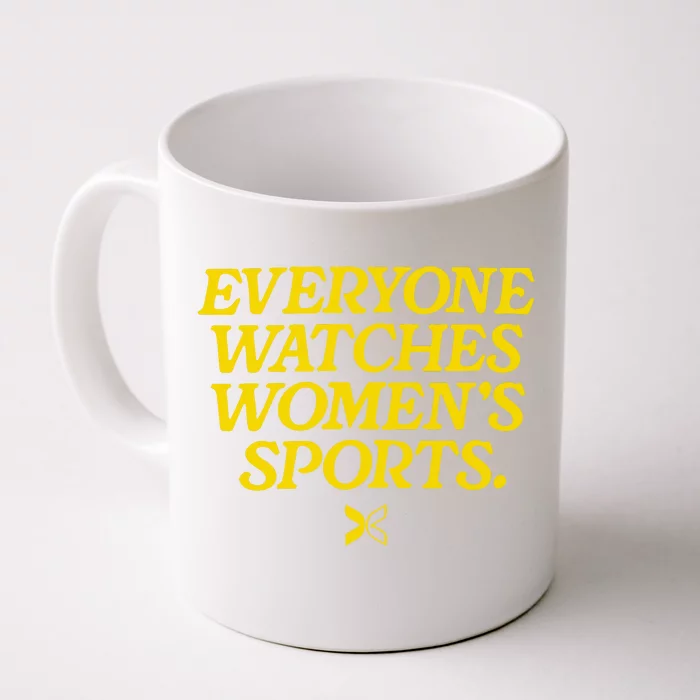 Everyone Watches Womens Sports Front & Back Coffee Mug