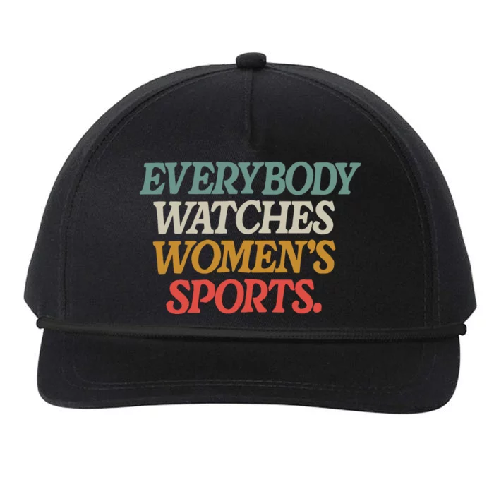 Everybody Watches Wo Sports Snapback Five-Panel Rope Hat