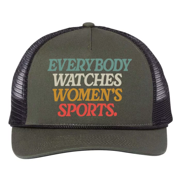 Everybody Watches Wo Sports Retro Rope Trucker Hat Cap