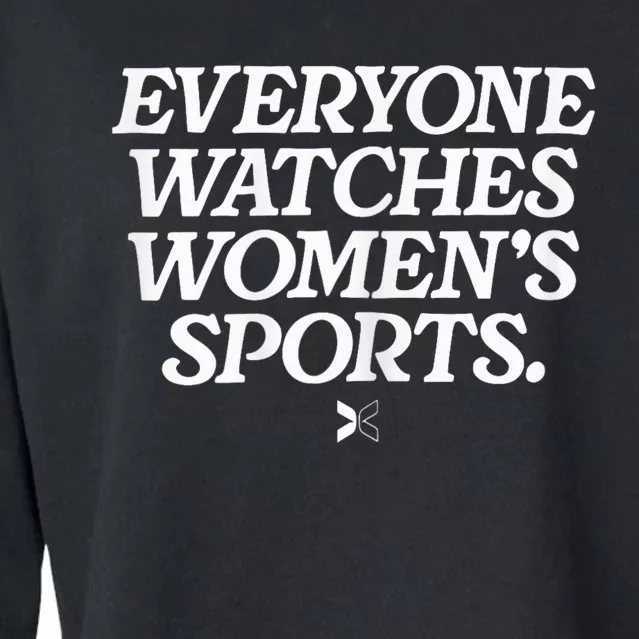 Everyone Watches Women S Sports Cropped Pullover Crew