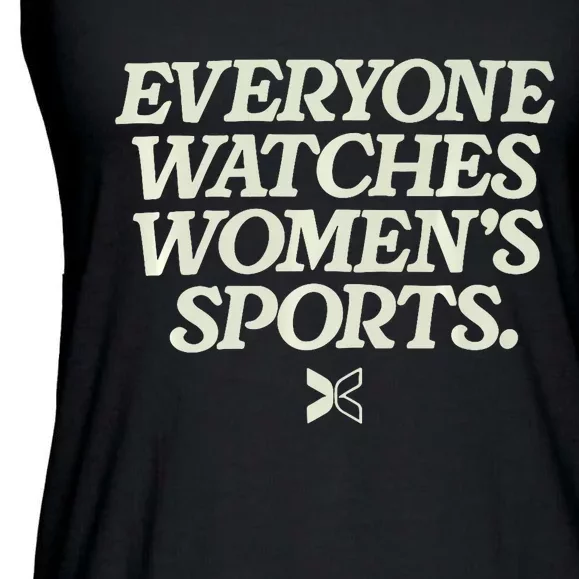 Everyone Watches Women Sports Ladies Essential Flowy Tank