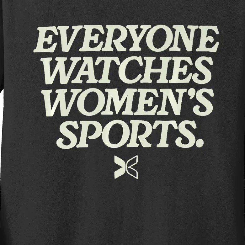 Everyone Watches Women Sports Kids Long Sleeve Shirt