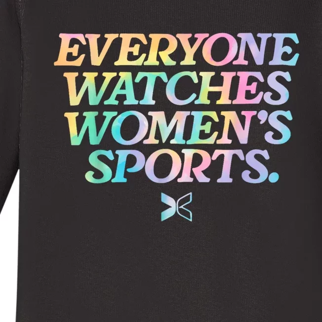 Everyone Watches Women’S Sports Baby Long Sleeve Bodysuit