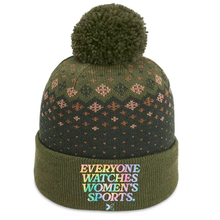 Everyone Watches Women’S Sports The Baniff Cuffed Pom Beanie