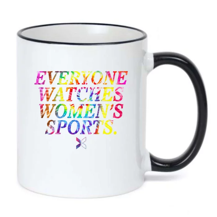 Everyone Watches Women Sports Funny Sports Black Color Changing Mug