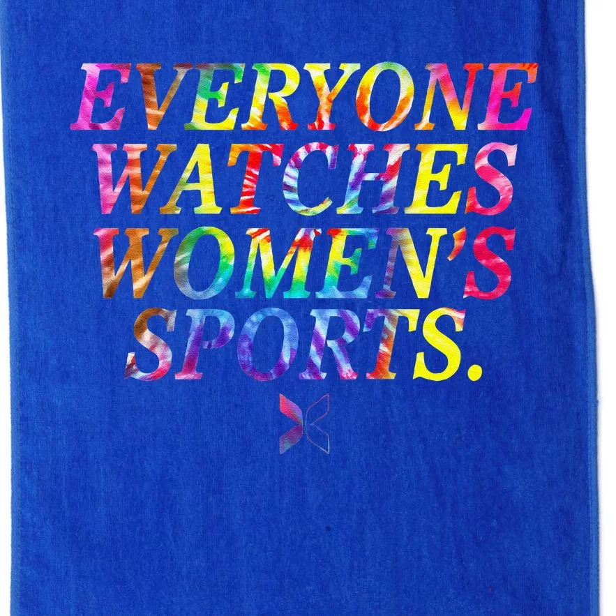 Everyone Watches Women Sports Funny Sports Platinum Collection Golf Towel