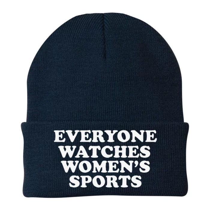 Everyone Watches Women Sports Funny Knit Cap Winter Beanie