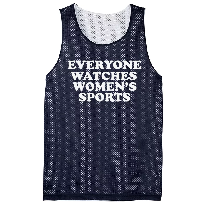 Everyone Watches Women Sports Funny Mesh Reversible Basketball Jersey Tank