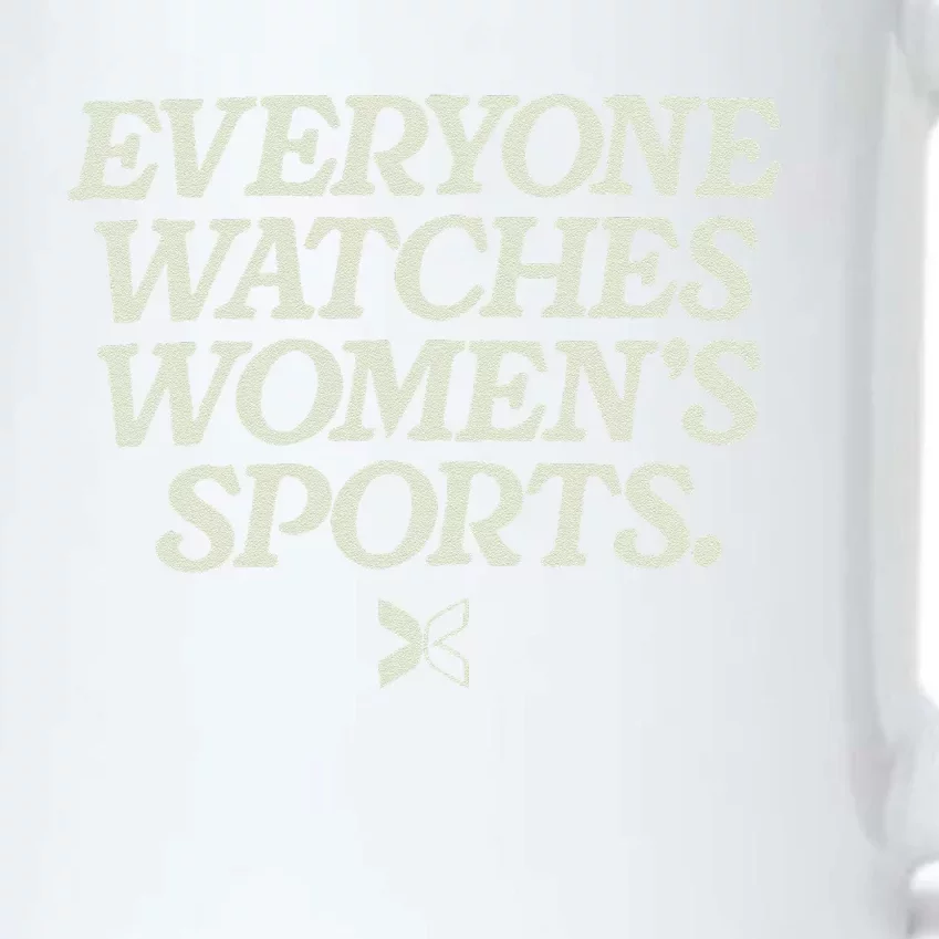 Everyone Watches Women Sports Black Color Changing Mug