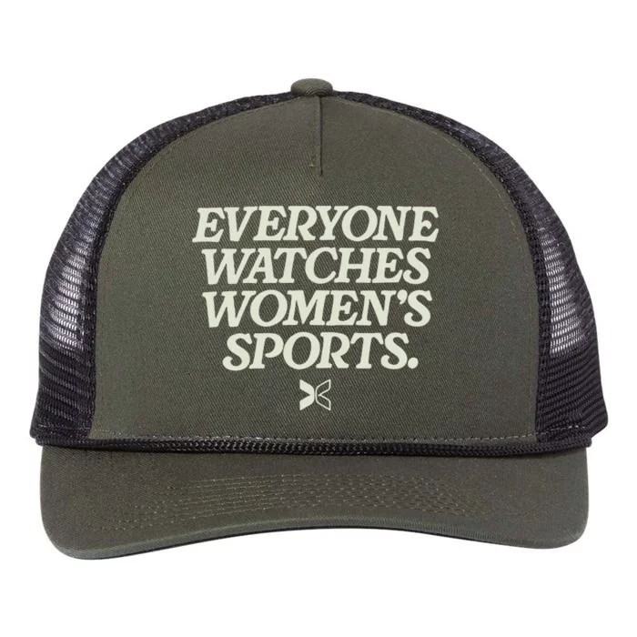 Everyone Watches Women Sports Retro Rope Trucker Hat Cap