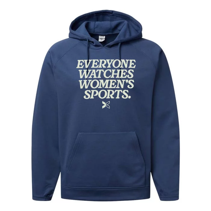 Everyone Watches Women Sports Performance Fleece Hoodie