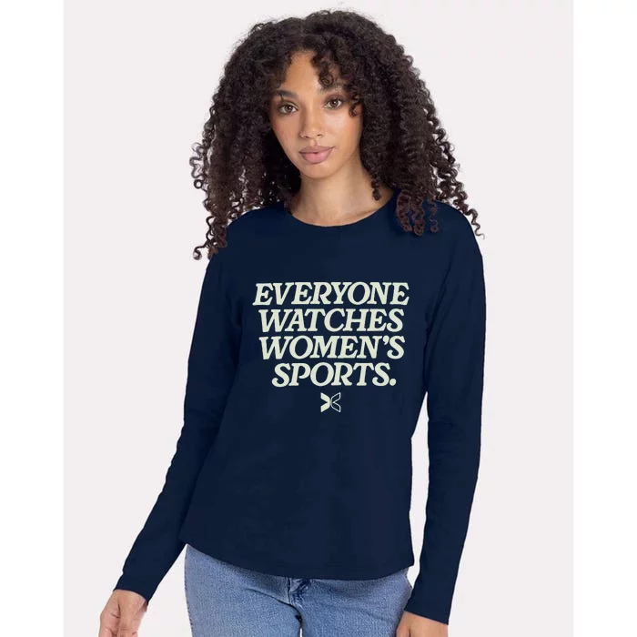 Everyone Watches Women Sports Womens Cotton Relaxed Long Sleeve T-Shirt