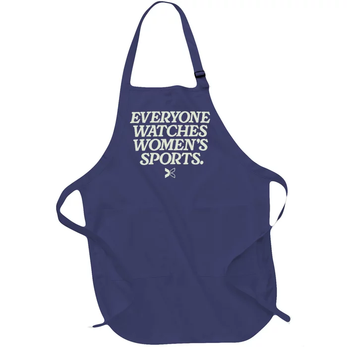 Everyone Watches Women Sports Full-Length Apron With Pocket