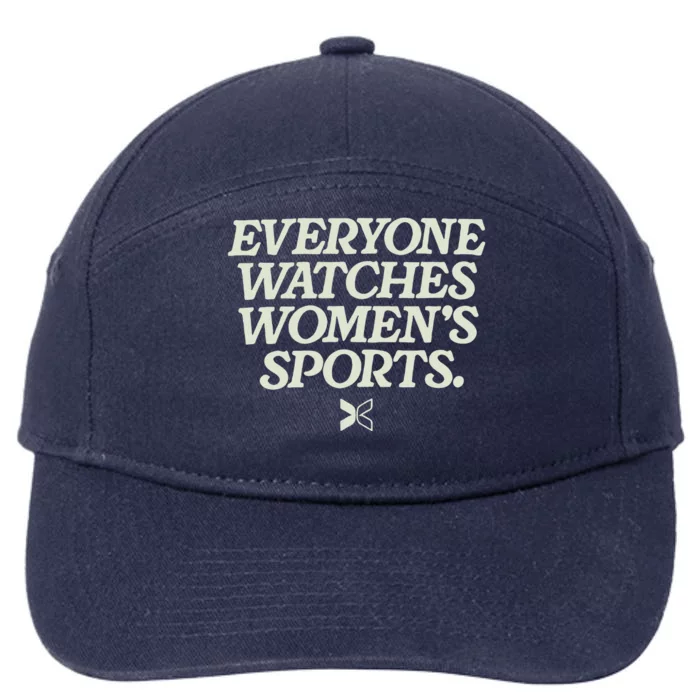 Everyone Watches Women Sports 7-Panel Snapback Hat