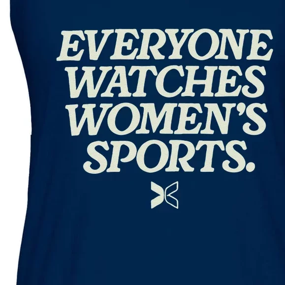 Everyone Watches Women Sports Ladies Essential Flowy Tank