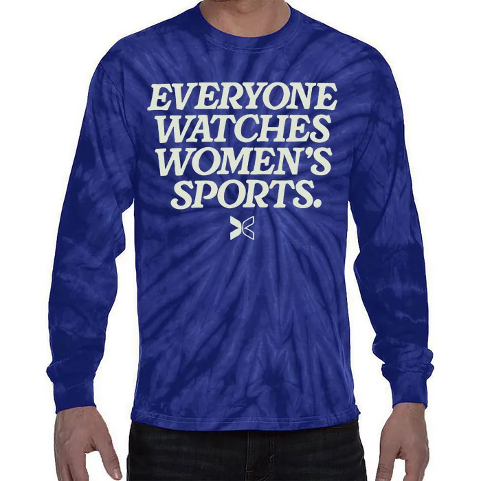 Everyone Watches Women Sports Tie-Dye Long Sleeve Shirt