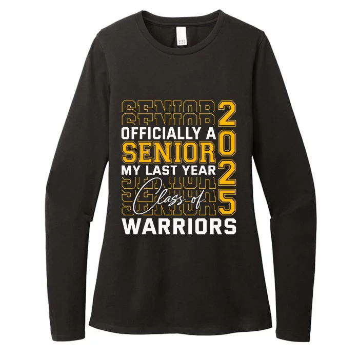 Eastern Wayne Warriors Officially A Senior Class Of 2025 Hs Womens CVC Long Sleeve Shirt