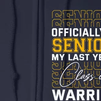 Eastern Wayne Warriors Officially A Senior Class Of 2025 Hs Full Zip Hoodie