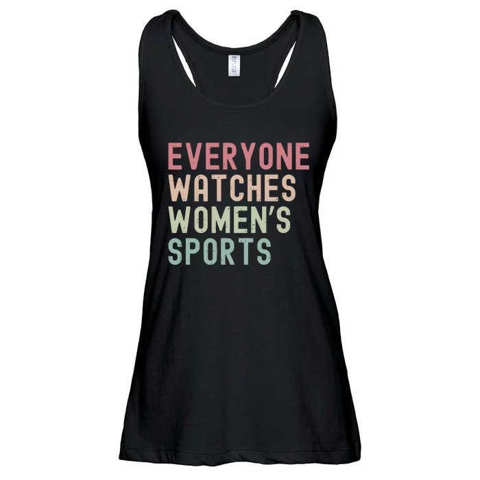 Everyone Watches Women Sports Ladies Essential Flowy Tank