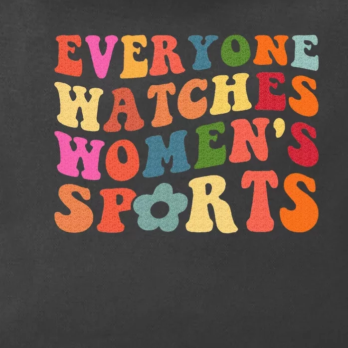 Everyone Watches Women Sports Zip Tote Bag