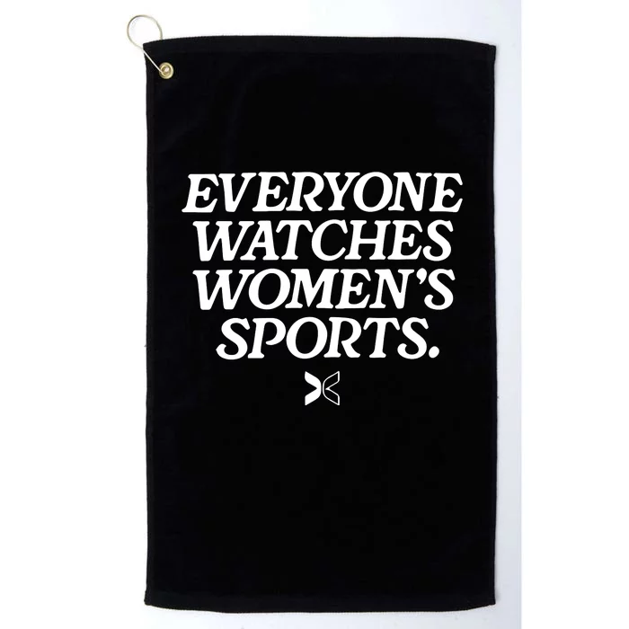 Everyone Watches Women’S Sports Platinum Collection Golf Towel