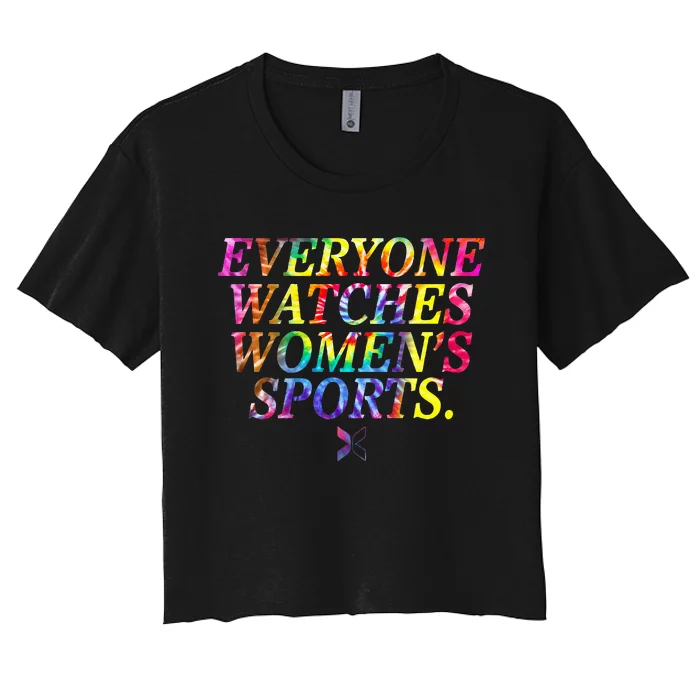 Everyone Watches Women Sports Women's Crop Top Tee