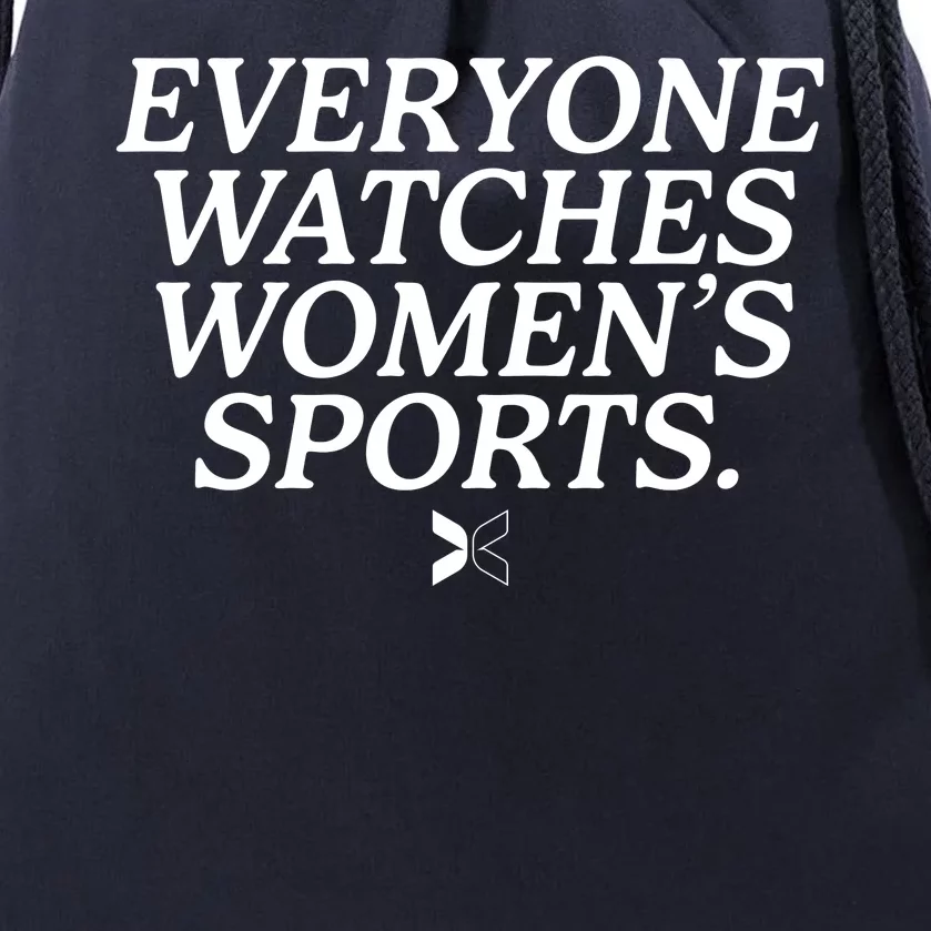 Everyone Watches Womens Sports Drawstring Bag