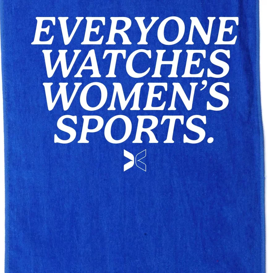 Everyone Watches Womens Sports Platinum Collection Golf Towel