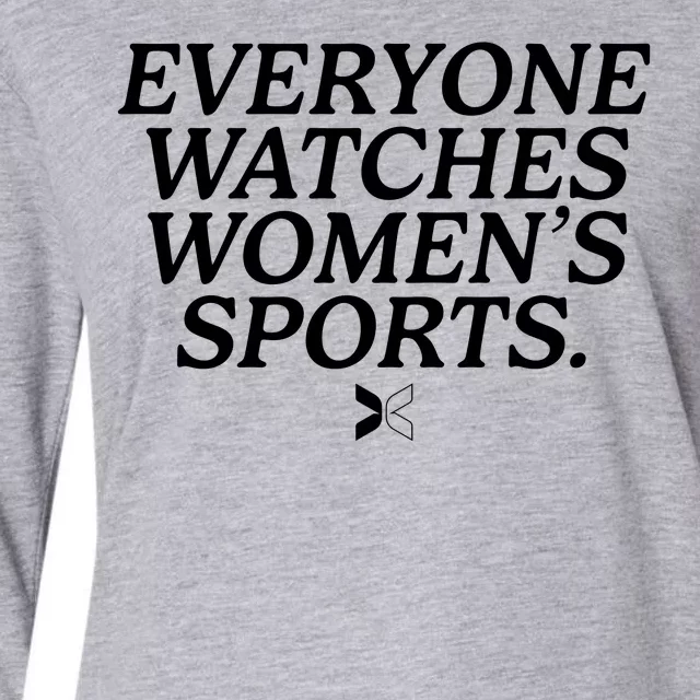 Everyone Watches Womens Sports Womens Cotton Relaxed Long Sleeve T-Shirt