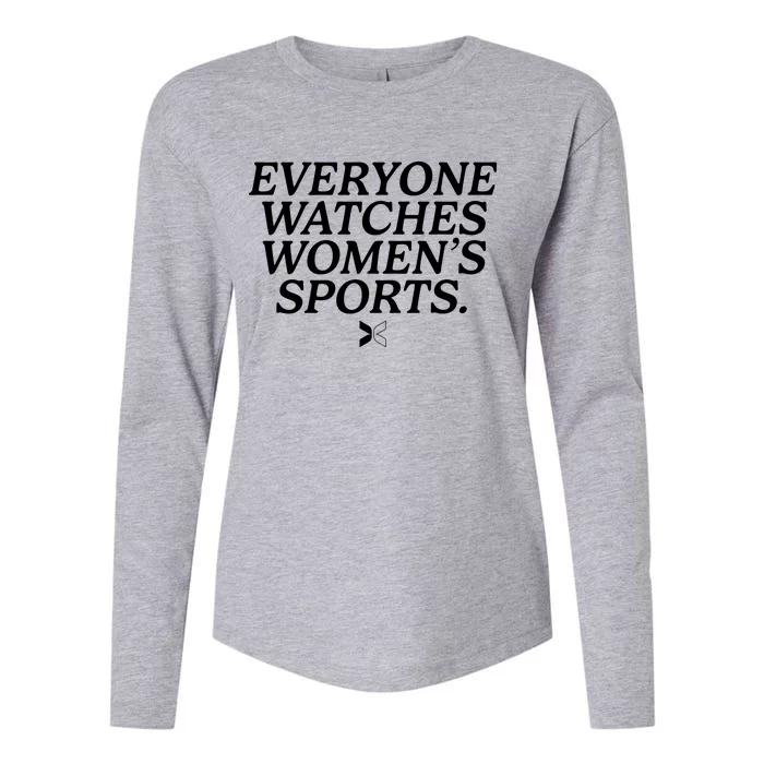 Everyone Watches Womens Sports Womens Cotton Relaxed Long Sleeve T-Shirt