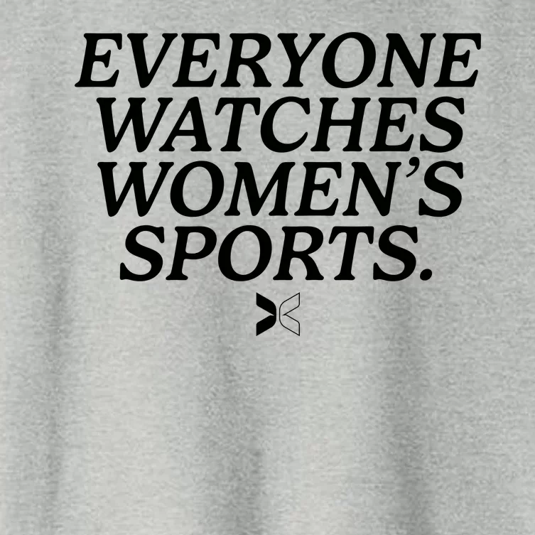 Everyone Watches Womens Sports Women's Crop Top Tee