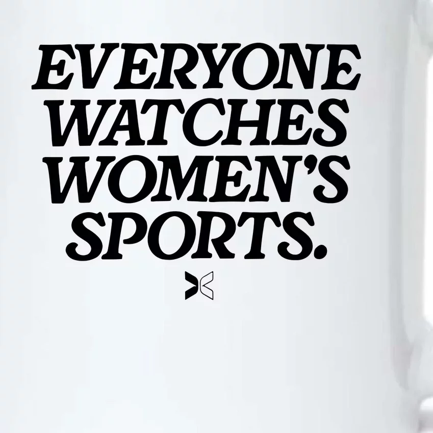 Everyone Watches Women Sports Black Color Changing Mug